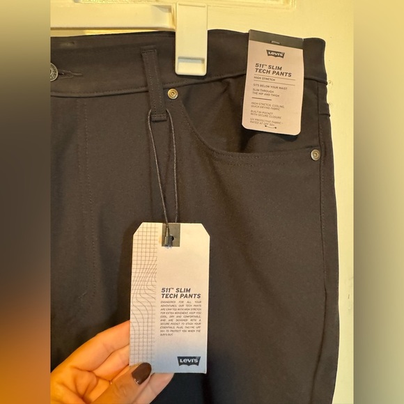 Levi's Classic Black Dress Pants for Men 38X32 BRAND New - Picture 6 of 6